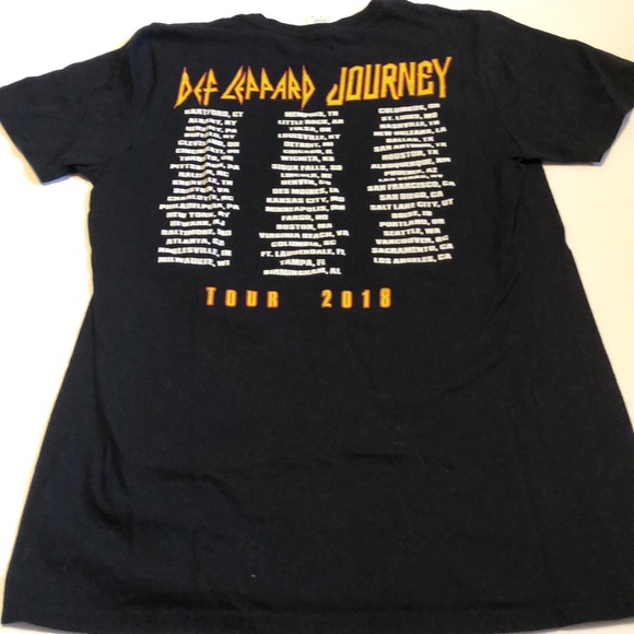 Def Leppard Journey 2018 Tour T-Shirt - Picture 6 of 7